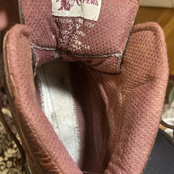 Chippewa Boots Brown Leather Work Snow Insulated Boots sz 9 1/2W